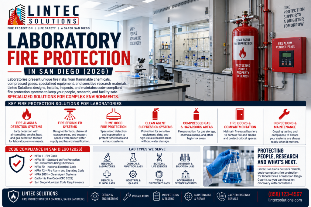 laboratory fire protection San Diego