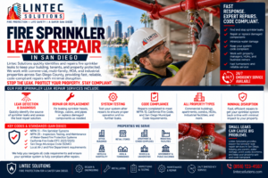 fire sprinkler leak repair San Diego