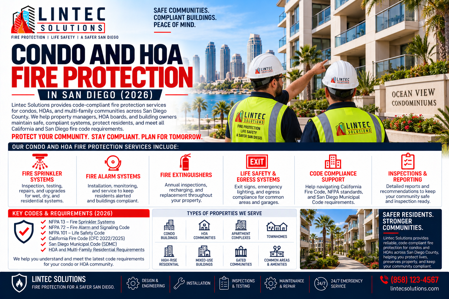 Condo and HOA Fire Protection in San Diego (2026)