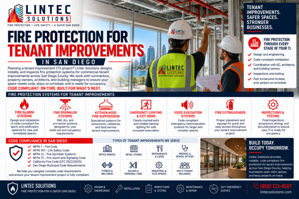 San Diego Tenant Improvement Fire Protection